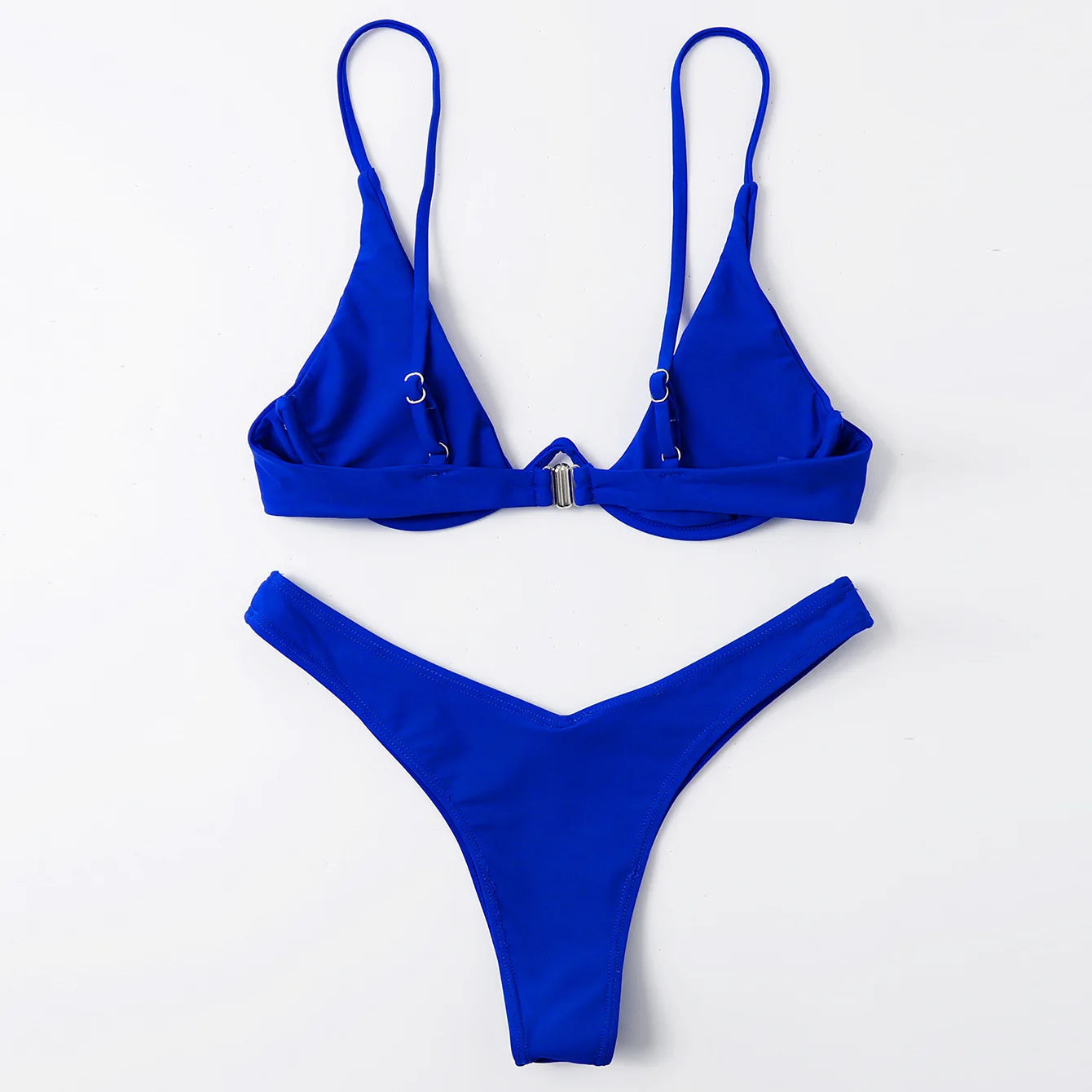 Haler V Neck Bathing Suit Mini Micro Thong Swimwear