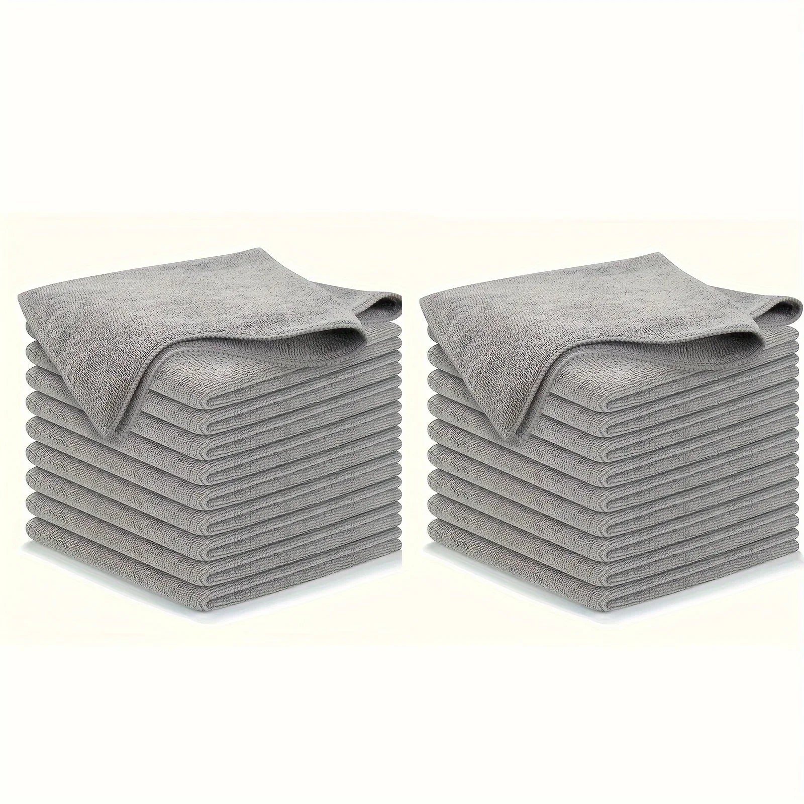 Ultra-fine Fiber Light Gray Cleaning Cloth Set