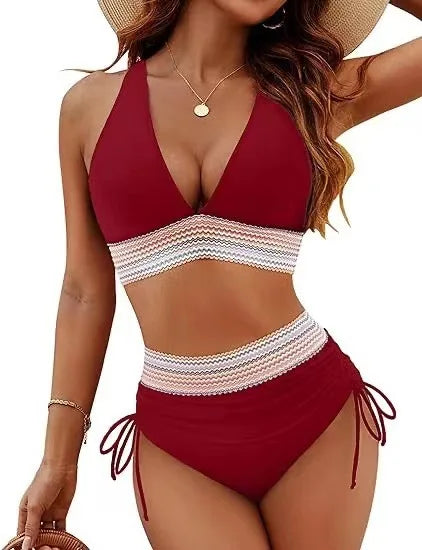 High Waist Push Up  Swimsuit