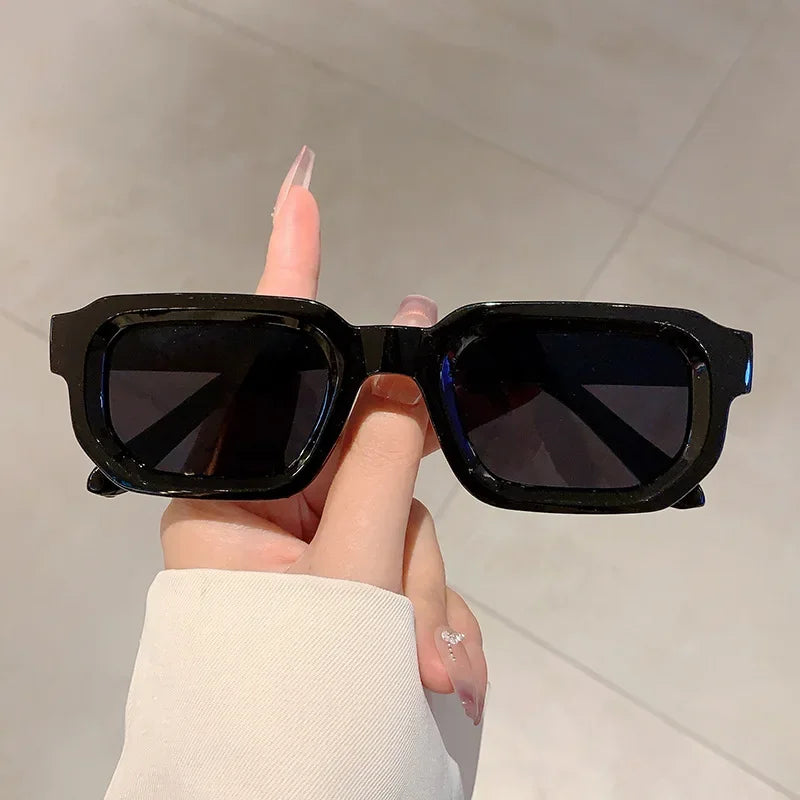 Vintage Rectangle Frame Sunglasses