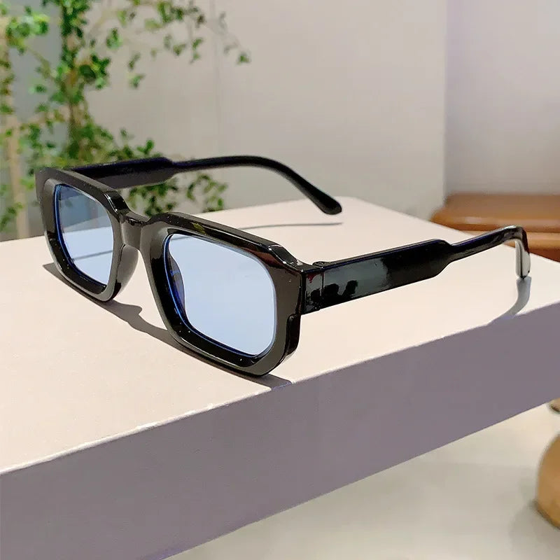 Vintage Rectangle Frame Sunglasses