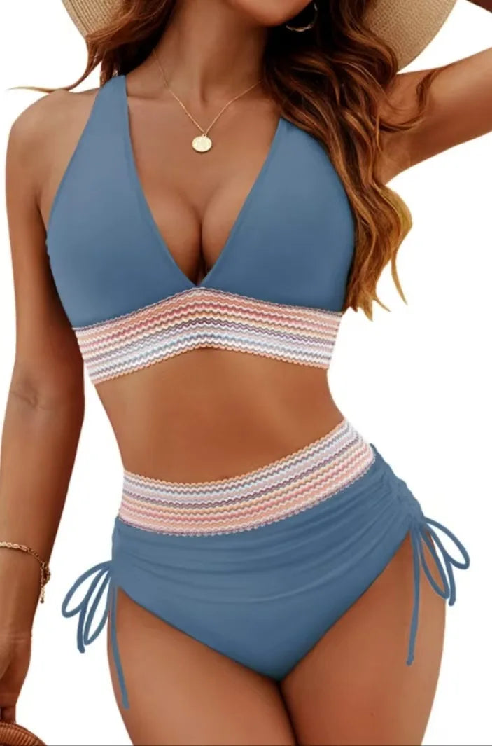 High Waist Push Up  Swimsuit