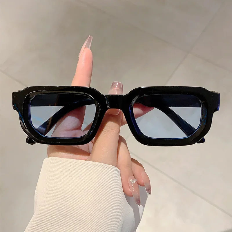 Vintage Rectangle Frame Sunglasses