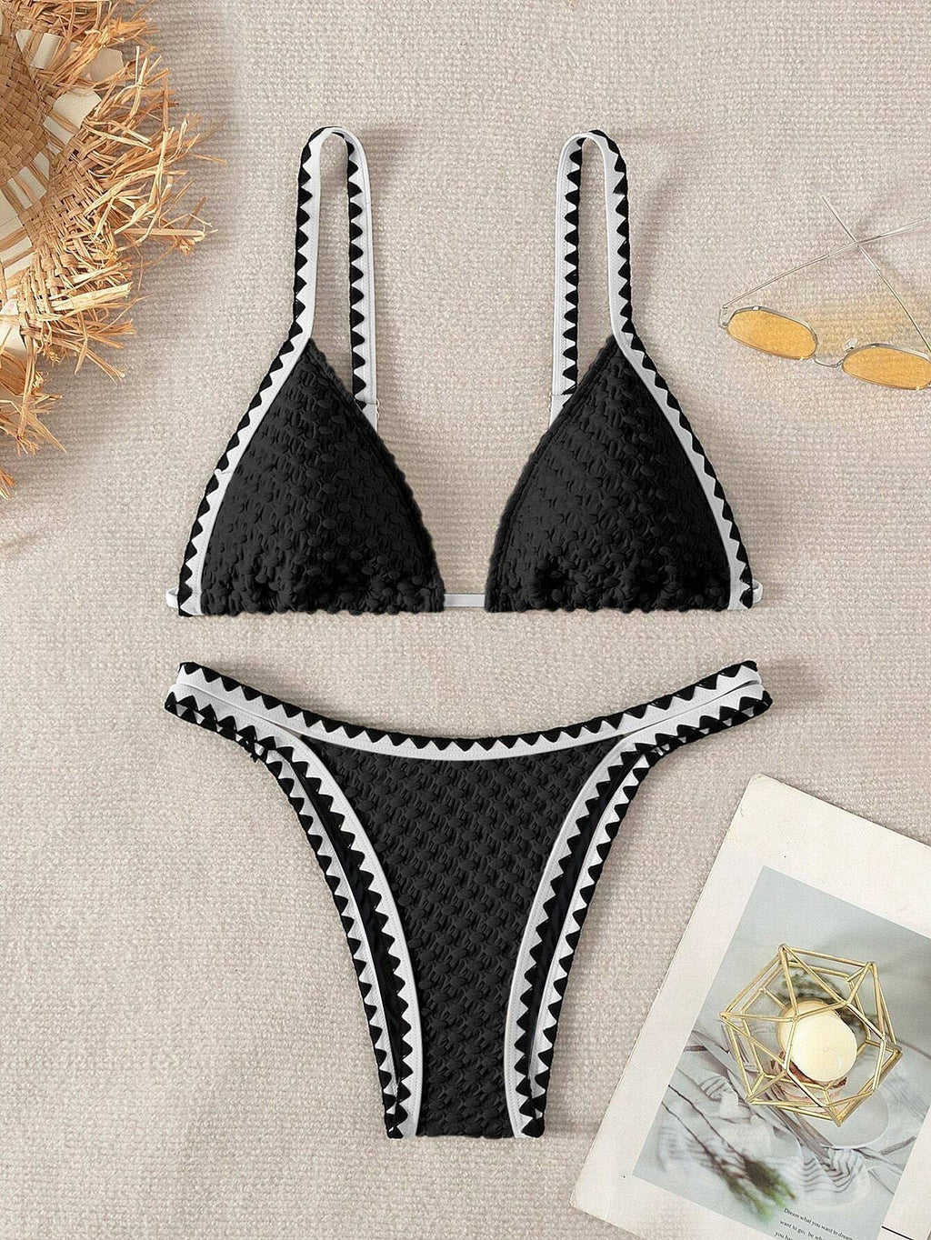 White 2 Piece Strapless Swimsuit