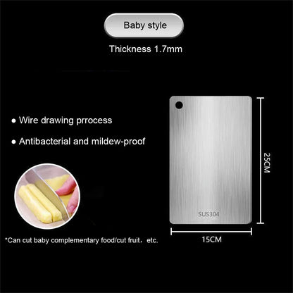 Thickened Cutting Board Stainless Steel Cut