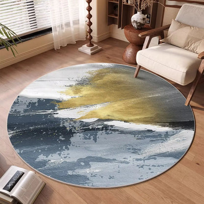 Modern Abstract Round Carpet