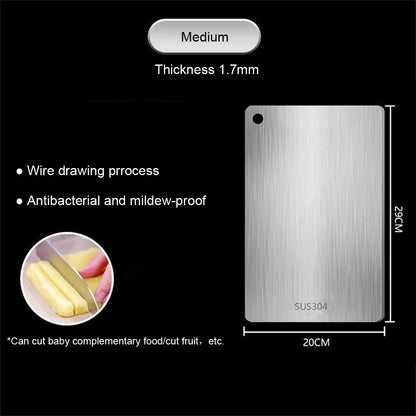 Thickened Cutting Board Stainless Steel Cut