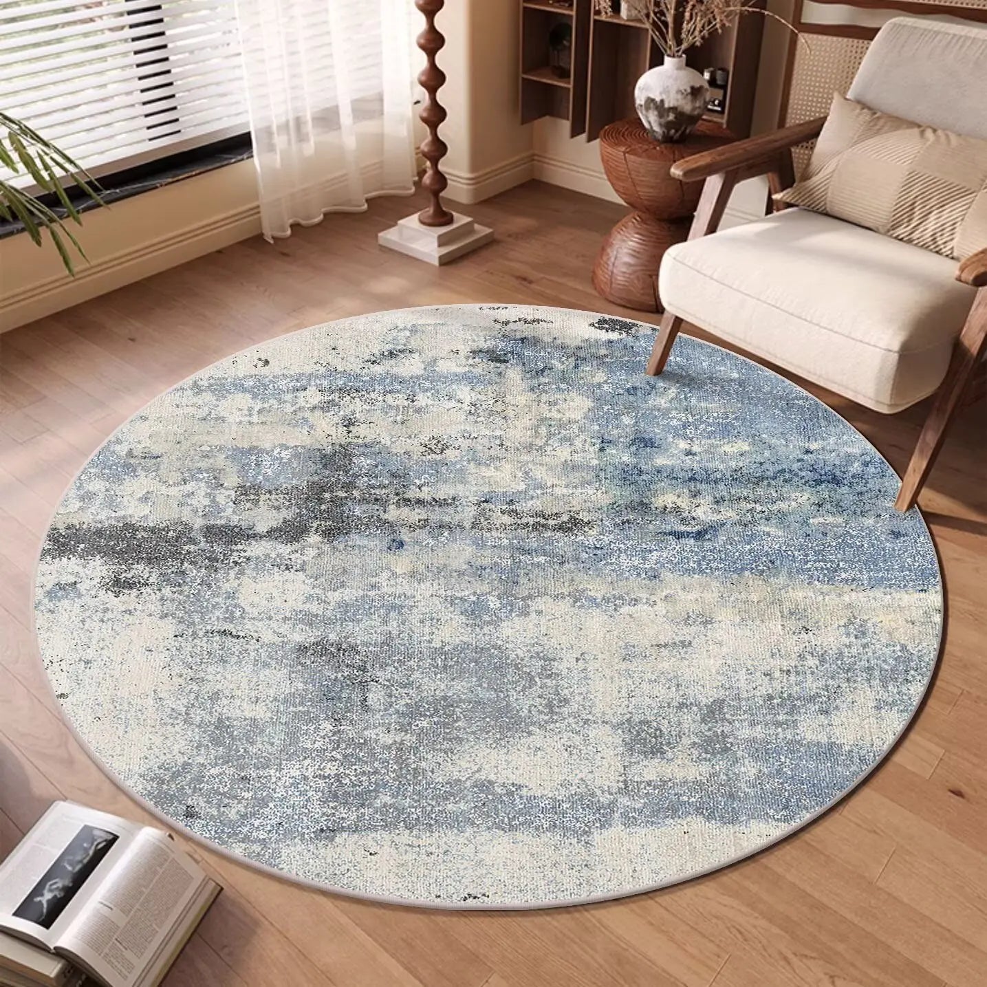 Modern Abstract Round Carpet