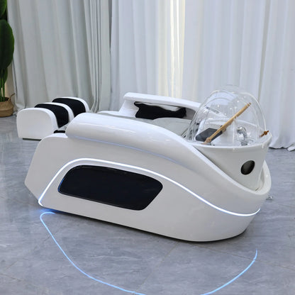 Hair Salon Shop Automatic Massage Shampoo Bed Hair Wash Beds Massage Table High End Salon Service Commercial Furniture