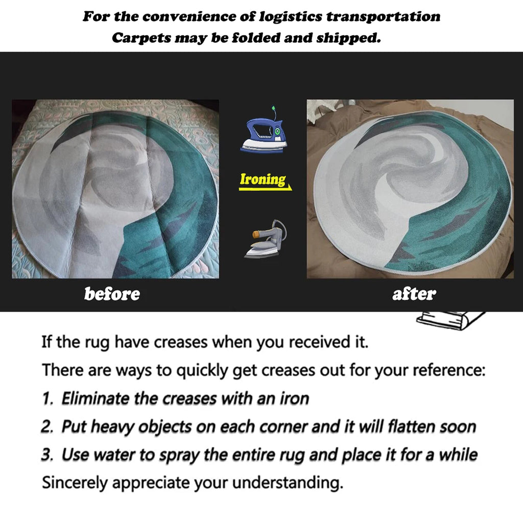 Modern Abstract Round Carpet