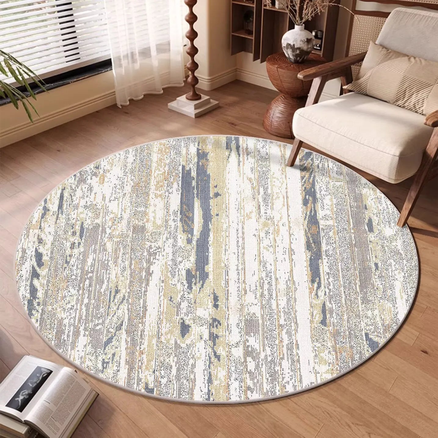 Modern Abstract Round Carpet