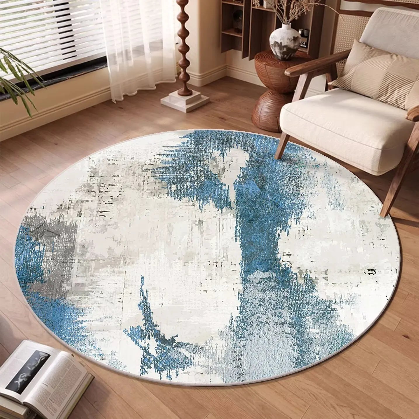 Modern Abstract Round Carpet