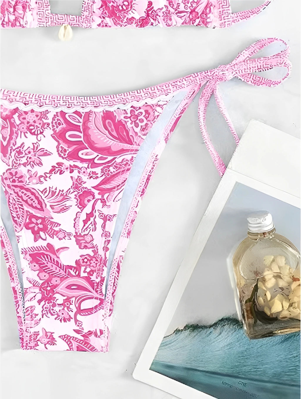 2025 Halter String Triangle Two Piece Bikini Women Swimwear
