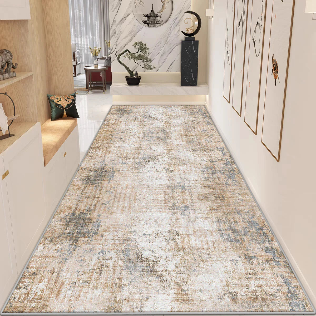 Modern Abstract Home Doorway Corridor Rugs