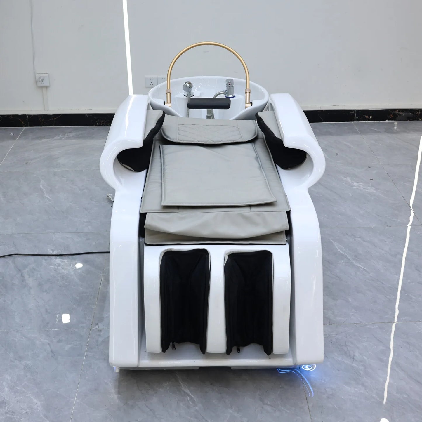 Hair Salon Shop Automatic Massage Shampoo Bed Hair Wash Beds Massage Table High End Salon Service Commercial Furniture