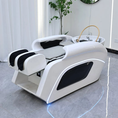 Hair Salon Shop Automatic Massage Shampoo Bed Hair Wash Beds Massage Table High End Salon Service Commercial Furniture